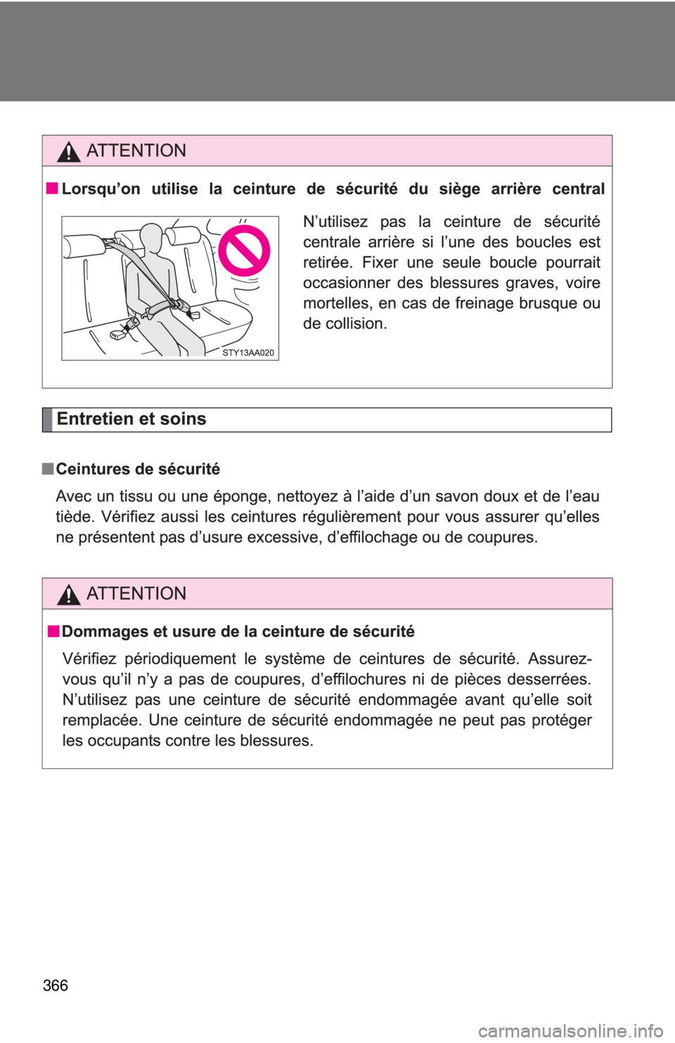TOYOTA YARIS SEDAN 2010  Owners Manual 366
 
  