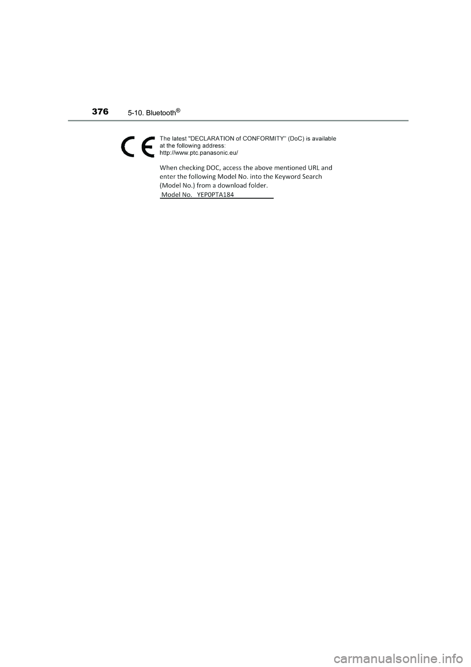 TOYOTA AVENSIS 2015  Brugsanvisning (in Danish) 3765-10. Bluetooth®
OM20C20DK
OM20C20DK.book  Page 376  Wednesday, April 29, 2015  1:03 PM 