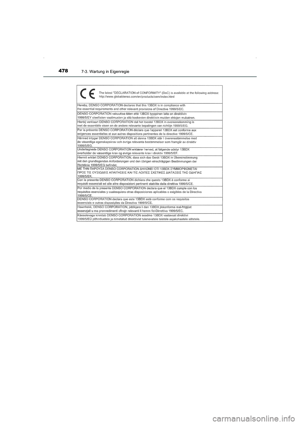 TOYOTA AVENSIS 2015 Betriebsanleitungen (in German) 4787-3. Wartung in Eigenregie
AVENSIS_OM_OM20C22M_(EM)
AVENSIS_OM_OM20C22M_(EM).book Page 478 Friday, February 6, 2015 8:11 PM TOYOTA AVENSIS 2015 Betriebsanleitungen (in German) 4787-3. Wartung in Eigenregie
AVENSIS_OM_OM20C22M_(EM)
AVENSIS_OM_OM20C22M_(EM).book Page 478 Friday, February 6, 2015 8:11 PM