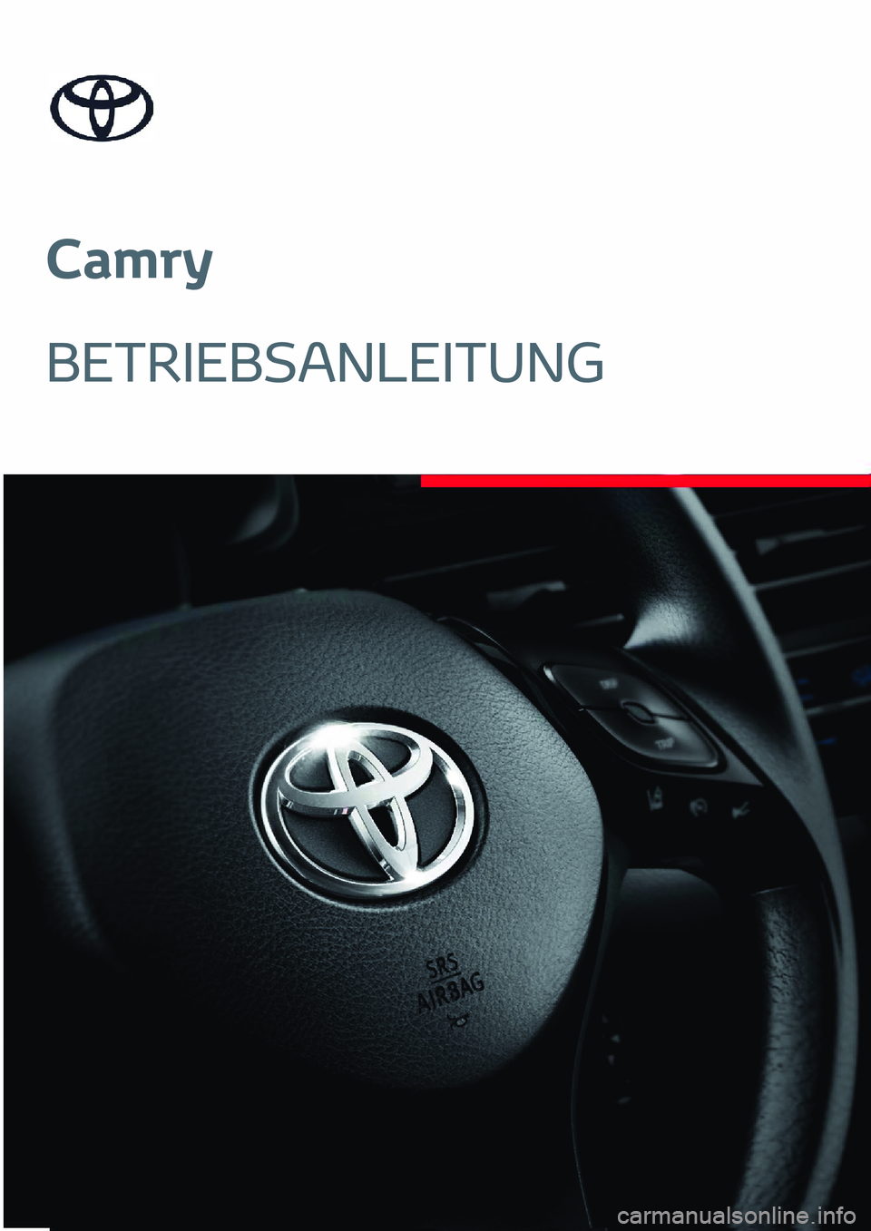 TOYOTA CAMRY 2023  Betriebsanleitungen (in German) 