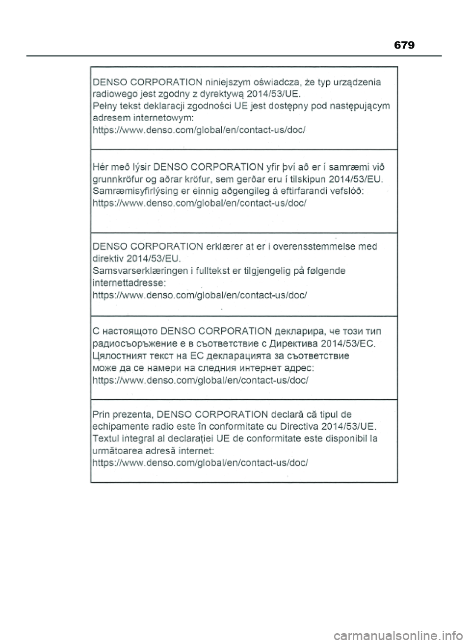 TOYOTA CAMRY 2022 Instrukcja obsługi (in Polish) 679
3 Camry HV OM33F05E 11/3/21 14:33 Page 679 (Black plate) TOYOTA CAMRY 2022 Instrukcja obsługi (in Polish) 679
3 Camry HV OM33F05E 11/3/21 14:33 Page 679 (Black plate)
