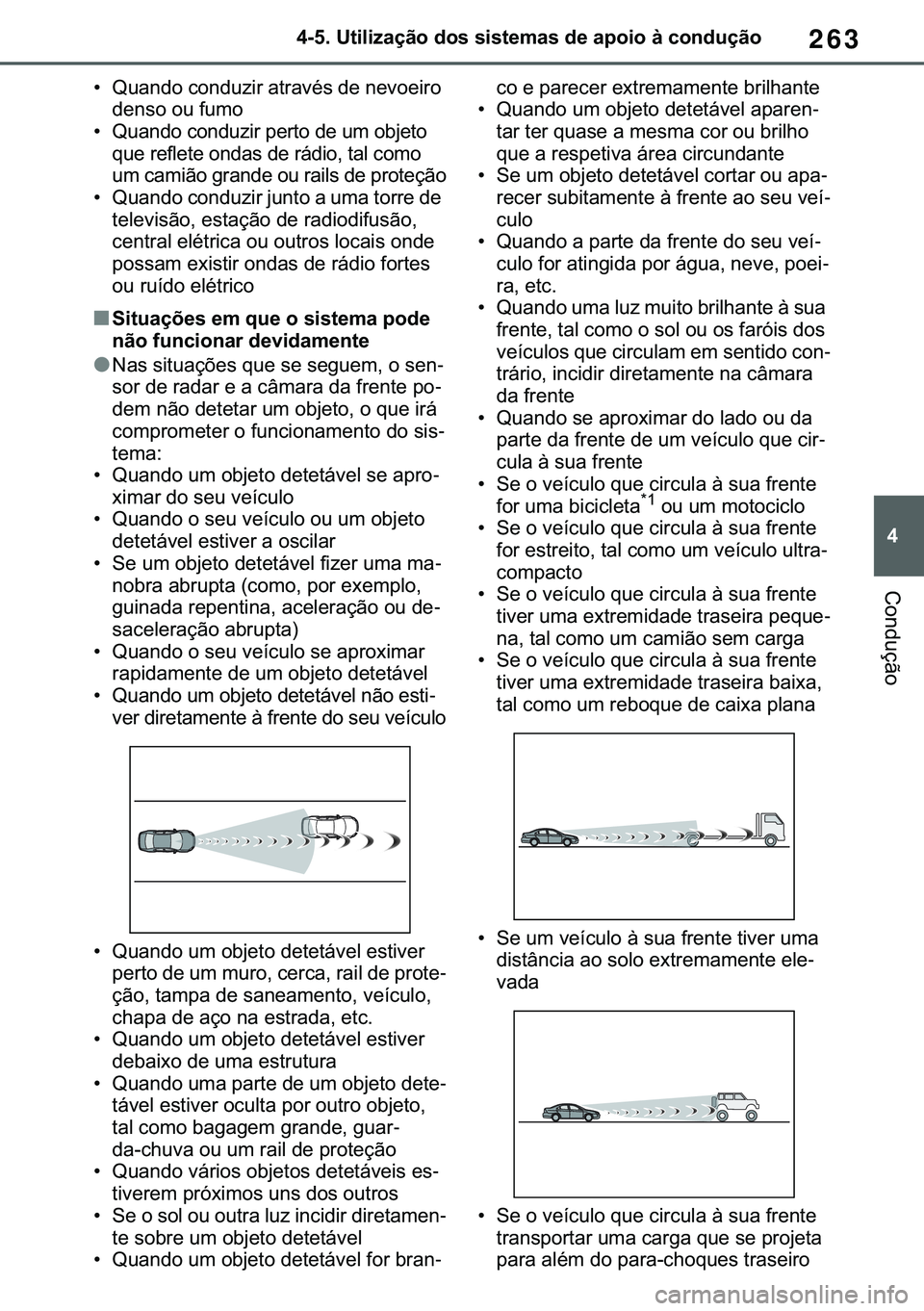 TOYOTA COROLLA 2020  Manual de utilização (in Portuguese) 263
�
�&�2�5�2�/�/�$ �+�9 �7�0�0�7 �(�(
������8�W�L�O�L�]�D�o�m�R��G�R�V��V�L�V�W�H�P�D�V��G�H��D�S�R�L�R��j��F�R�Q�G�X�o�m�R
�&�R�Q�G�X�o�m�R
�