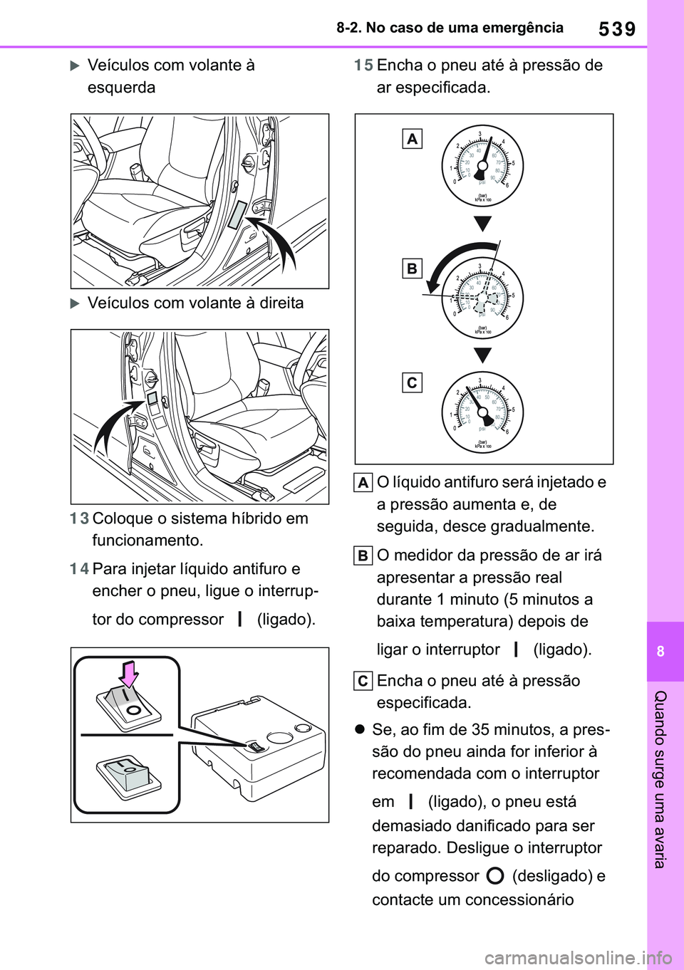TOYOTA COROLLA 2021  Manual de utilização (in Portuguese) 539
�
�&�2�5�2�/�/�$ �+�9 �7�0�0�7 �(�(
������1�R��F�D�V�R��G�H��X�P�D��H�P�H�U�J�r�Q�F�L�D
�4�X�D�Q�G�R��V�X�U�J�H��X�P�D��D�Y�D�U�L�D
�X�9�H�t�F�X�O�R�V��F�R�P��Y�R�O�D�Q�W�H��j�
�H