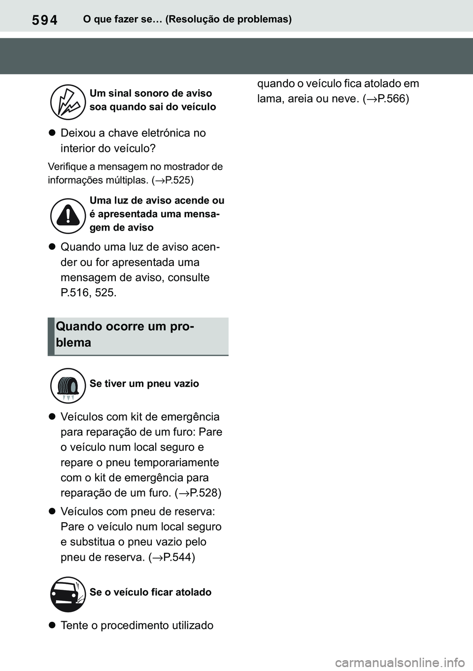 TOYOTA COROLLA 2021  Manual de utilização (in Portuguese) 594
�&�2�5�2�/�/�$ �+�9 �7�0�0�7 �(�(
�2��T�X�H��I�D�]�H�U��V�H�«���5�H�V�R�O�X�o�m�R��G�H��S�U�R�E�O�H�P�D�V�
�z��H�L�[�R�X��D��F�K�D�Y�H��H�O�H�W�U�y�Q�L�F�D��Q�R�
�L�Q�W�H�U�L�R�U��