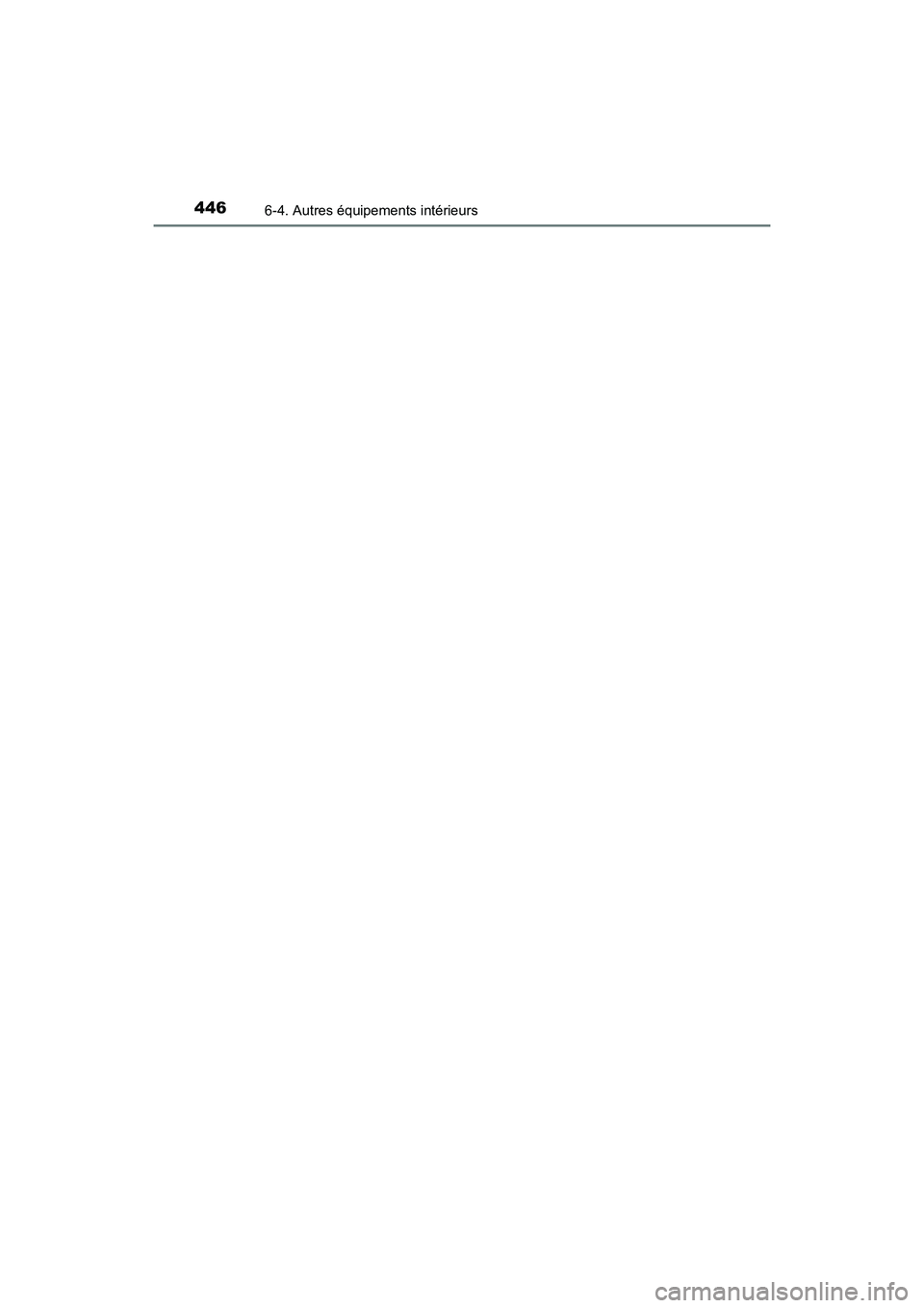 TOYOTA COROLLA 2018  Manuel du propriétaire (in French) 4466-4. Autres équipements intérieurs
COROLLA_TMMMS_TMMC_D (OM02509D) 