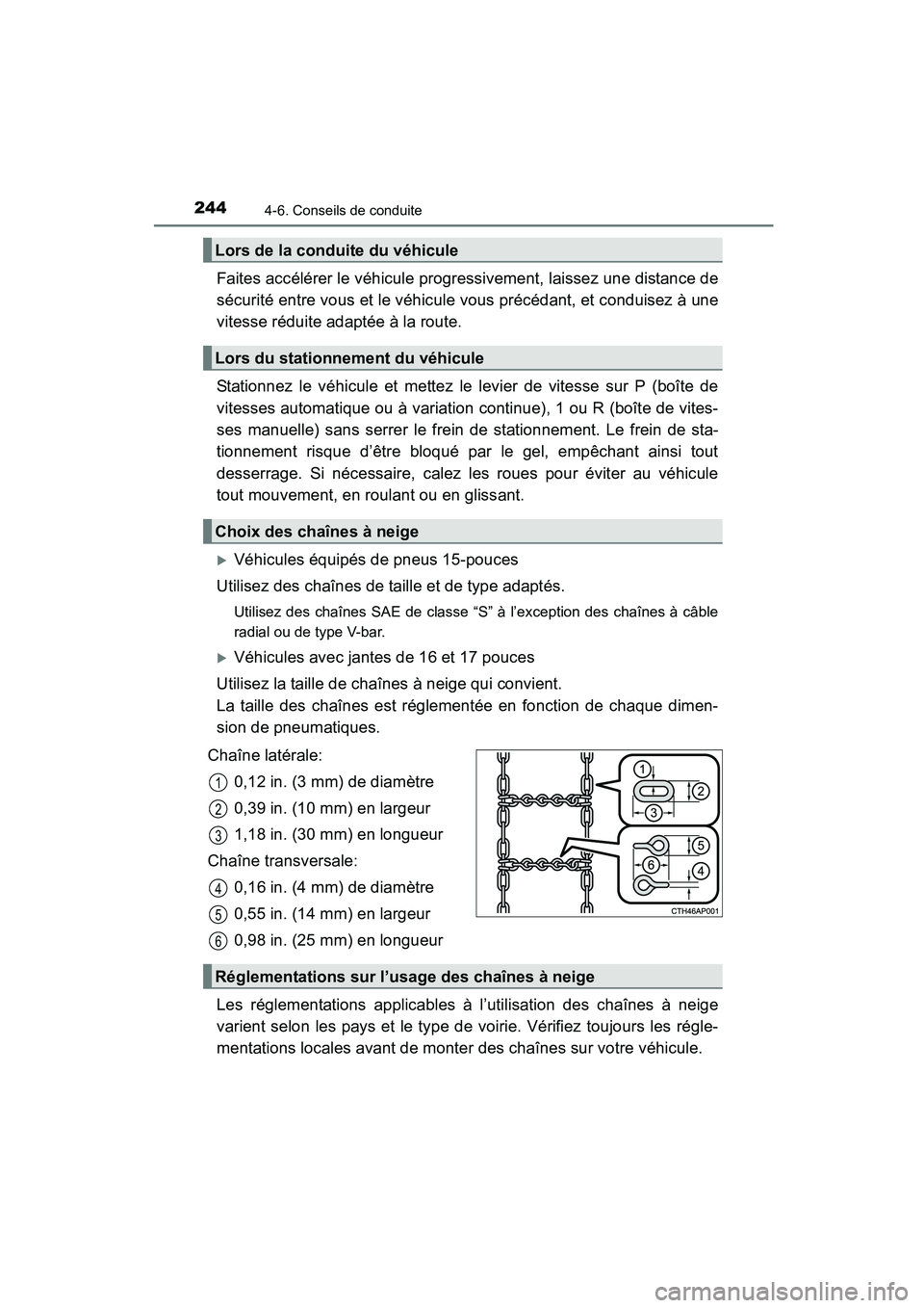 TOYOTA COROLLA 2016 Manuel du propriétaire (in French) 2444-6. Conseils de conduite
COROLLA_TMMMS_TMMC_D (OM12J84D)
Faites accélérer le véhicule progressivement, laissez une distance de
sécurité entre vous et le véhicule vous précédant, et conduis TOYOTA COROLLA 2016 Manuel du propriétaire (in French) 2444-6. Conseils de conduite
COROLLA_TMMMS_TMMC_D (OM12J84D)
Faites accélérer le véhicule progressivement, laissez une distance de
sécurité entre vous et le véhicule vous précédant, et conduis
