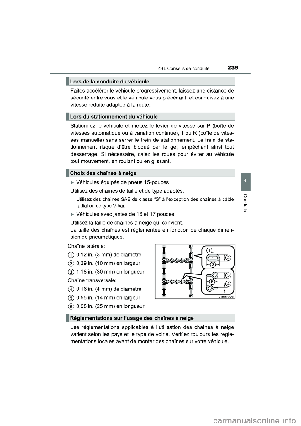 TOYOTA COROLLA 2014 Manuel du propriétaire (in French) 2394-6. Conseils de conduite
4
Conduite
COROLLA_TMMMS_TMMC_D (OM12F00D)
Faites accélérer le véhicule progressivement, laissez une distance de
sécurité entre vous et le véhicule vous précédant, TOYOTA COROLLA 2014 Manuel du propriétaire (in French) 2394-6. Conseils de conduite
4
Conduite
COROLLA_TMMMS_TMMC_D (OM12F00D)
Faites accélérer le véhicule progressivement, laissez une distance de
sécurité entre vous et le véhicule vous précédant,