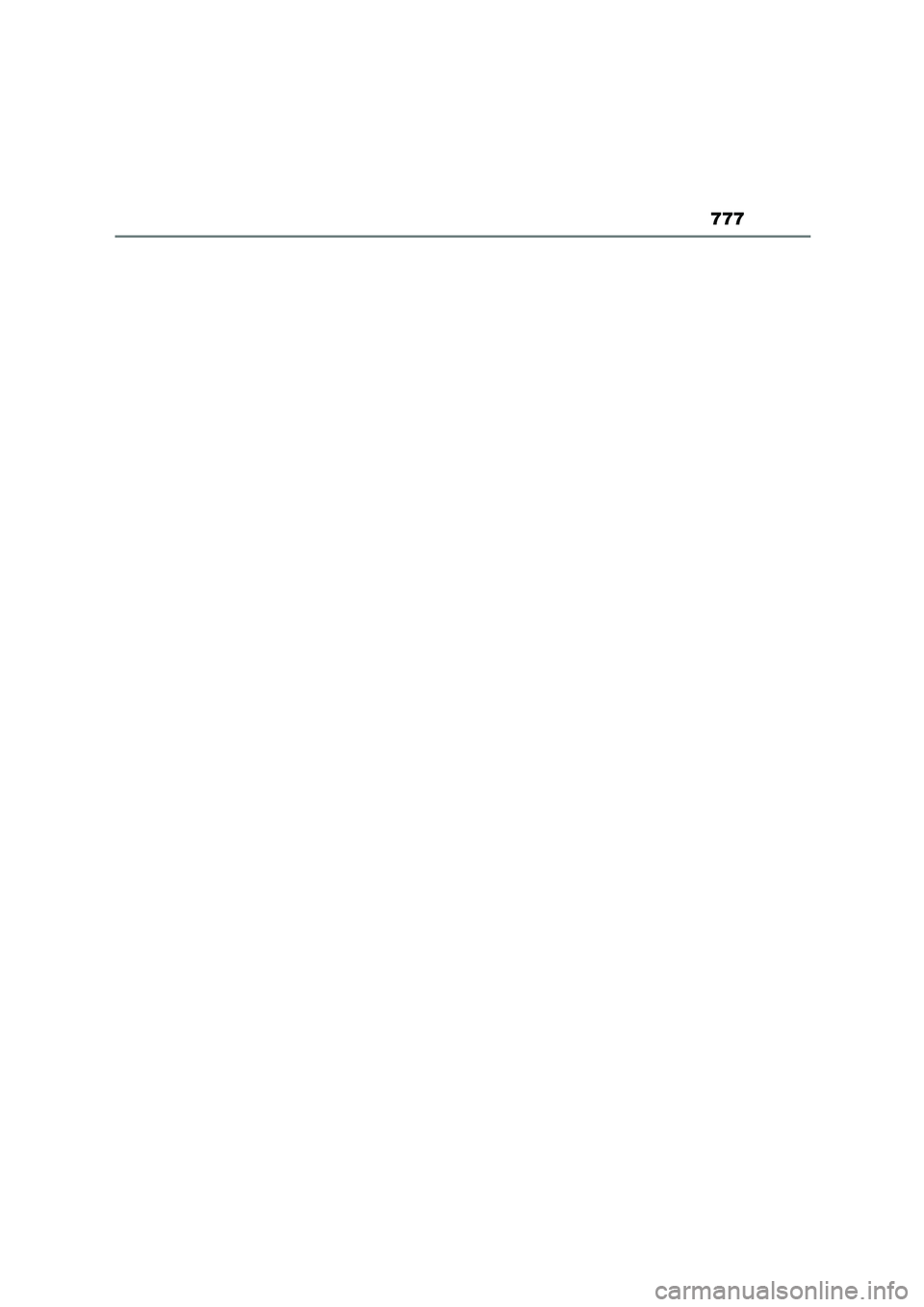 TOYOTA COROLLA HATCHBACK 2023  Manual del propietario (in Spanish) 777 