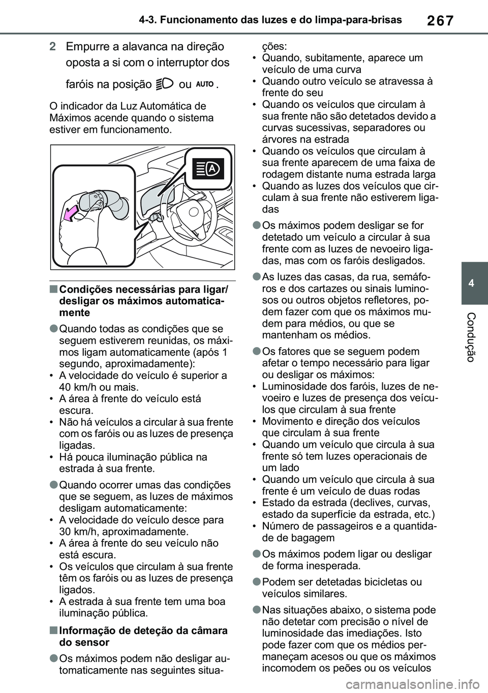 TOYOTA COROLLA HATCHBACK 2020  Manual de utilização (in Portuguese) 267
� <001700100016001100030029005800510046004c0052005100440050004800510057005200030047004400560003004f0058005d00480056000300480003004700520003004f004c00500053004400100053004400550044001000450055004c