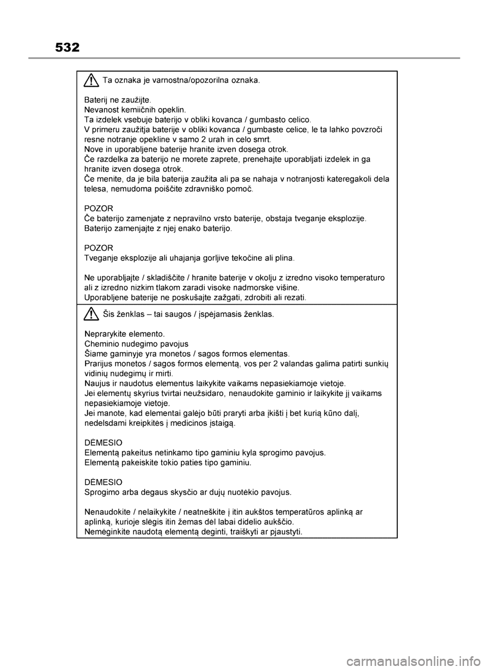 TOYOTA HIGHLANDER 2023  Instrukcja obsługi (in Polish) 532
2 Highlander HV OM48G81E   2/2/23  1:24 PM  Page 532 