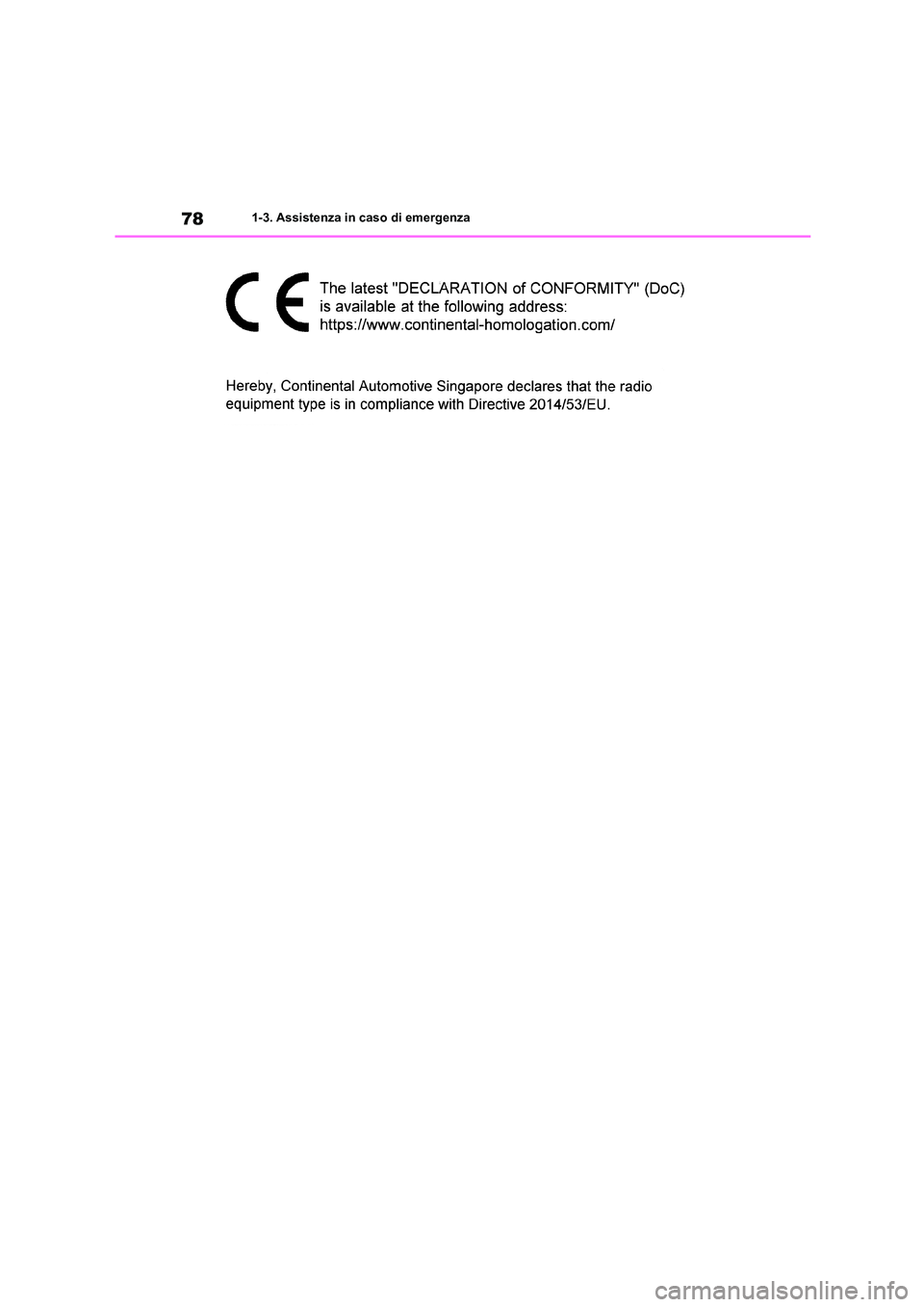 TOYOTA HIGHLANDER 2021  Manuale duso (in Italian) 781-3. Assistenza in caso di emergenza 