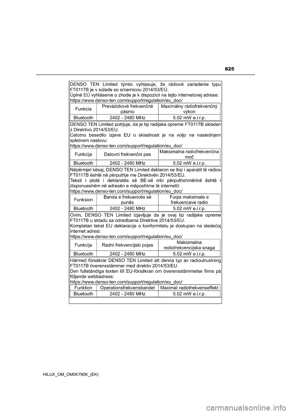 TOYOTA HILUX 2023  Manuel du propriétaire (in French) 825
HILUX_OM_OM0K790K_(EK) 