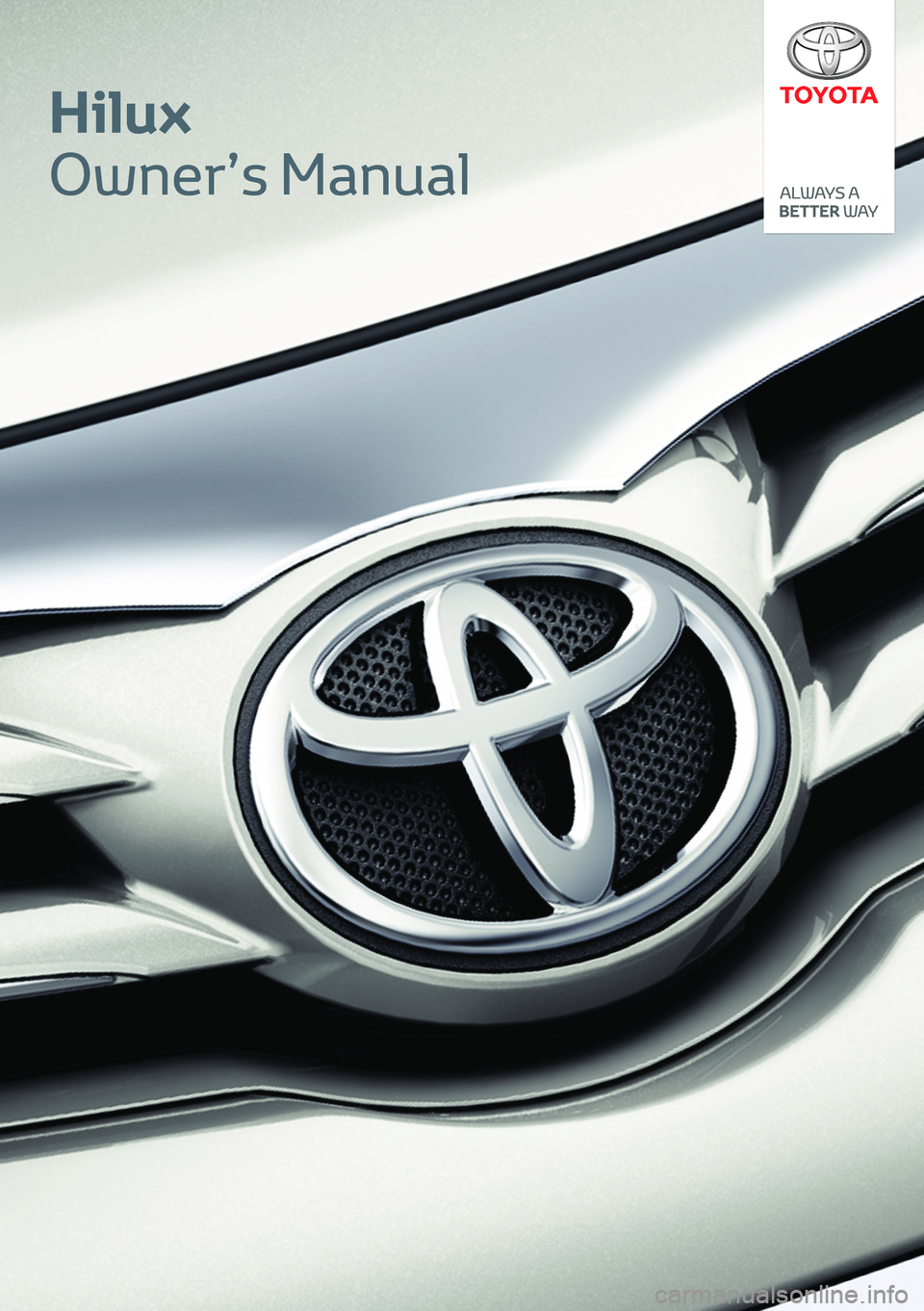 TOYOTA HILUX 2022  Manuale duso (in Italian) Hilux
Owner’s Manual 