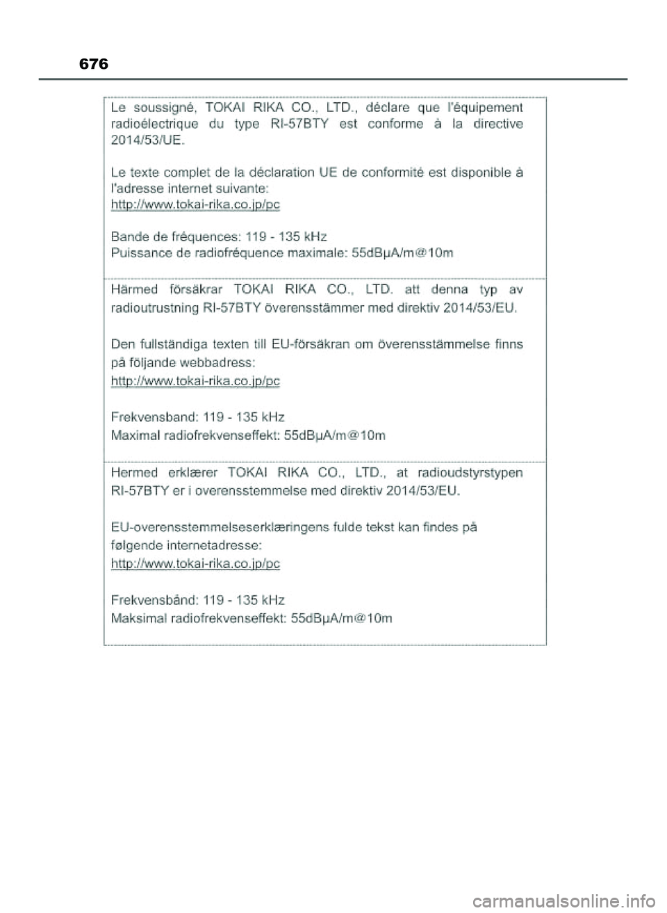 TOYOTA HILUX 2022 Instrukcja obsługi (in Polish) 676
47 Hilux OM0K513E 10/21/21 3:25 PM Page 676 (Black plate) TOYOTA HILUX 2022 Instrukcja obsługi (in Polish) 676
47 Hilux OM0K513E 10/21/21 3:25 PM Page 676 (Black plate)