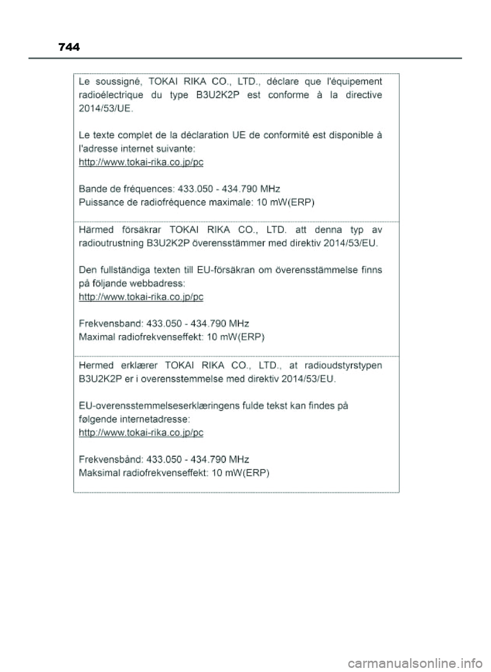 TOYOTA HILUX 2022 Instrukcja obsługi (in Polish) 744
47 Hilux OM0K513E 10/21/21 3:25 PM Page 744 (Black plate) TOYOTA HILUX 2022 Instrukcja obsługi (in Polish) 744
47 Hilux OM0K513E 10/21/21 3:25 PM Page 744 (Black plate)