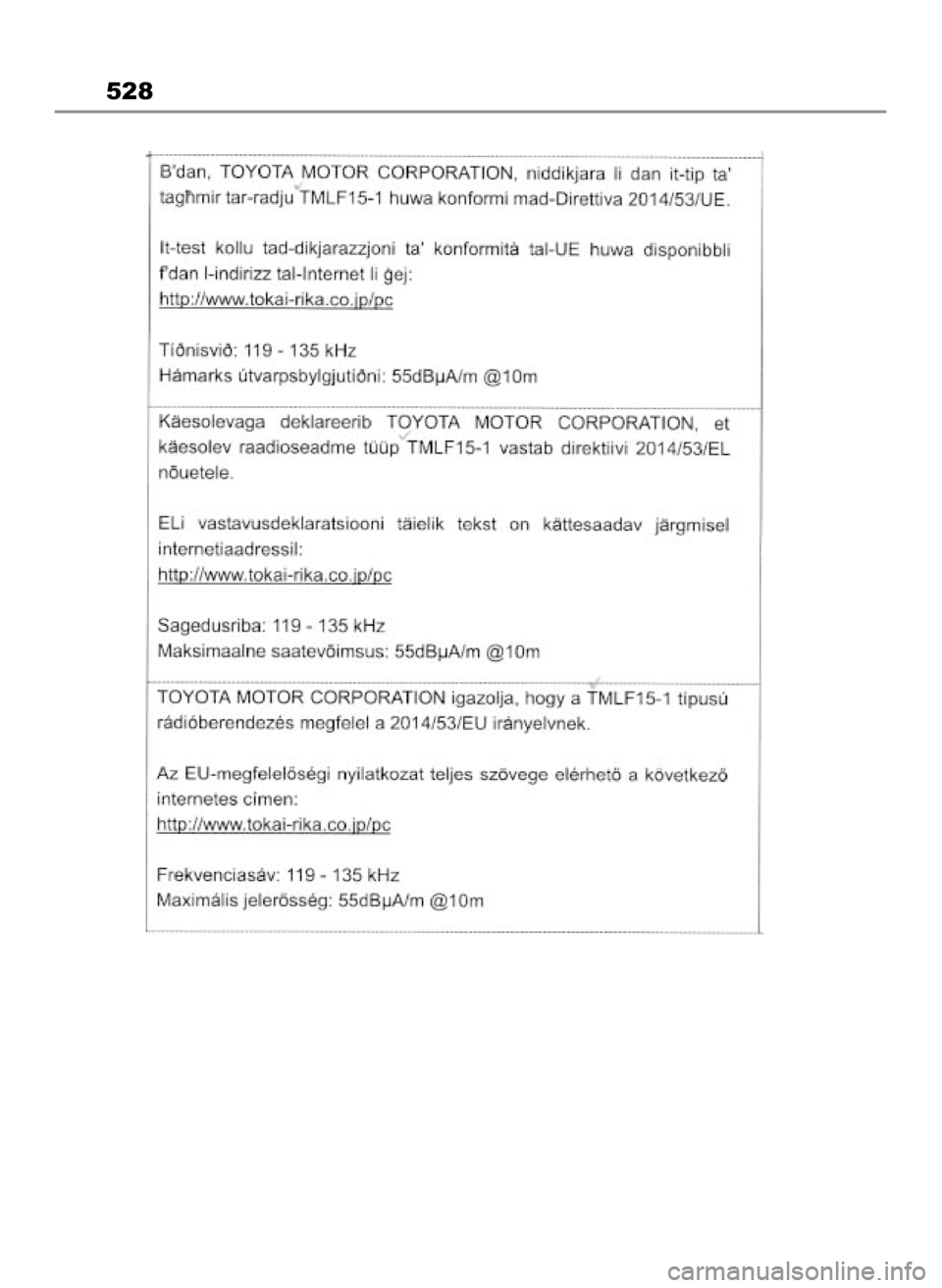 TOYOTA MIRAI 2022 Instrukcja obsługi (in Polish) 528
49 Mirai_OM9A561E 1/9/23 3:16 PM Page 528 TOYOTA MIRAI 2022 Instrukcja obsługi (in Polish) 528
49 Mirai_OM9A561E 1/9/23 3:16 PM Page 528