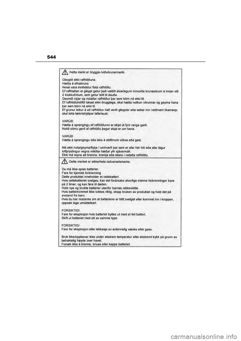 TOYOTA MIRAI 2022 Instructieboekje (in Dutch) 544
Handleiding_Europa_M62060_nl
MIRAI_OM_Europe_OM62060E.book Page 544 Thursday, July 15, 2021 1:59 PM TOYOTA MIRAI 2022 Instructieboekje (in Dutch) 544
Handleiding_Europa_M62060_nl
MIRAI_OM_Europe_OM62060E.book Page 544 Thursday, July 15, 2021 1:59 PM