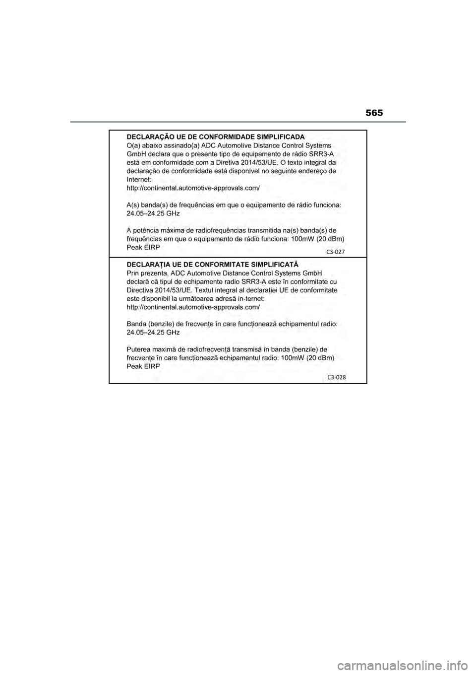 TOYOTA MIRAI 2022  Instructieboekje (in Dutch) 565
Handleiding_Europa_M62060_nl
MIRAI_OM_Europe_OM62060E.book  Page 565  Thursday, July 15, 2021  1:59 PM 