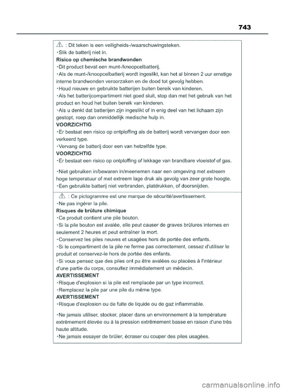 TOYOTA PRIUS 2022 Instrukcja obsługi (in Polish) 743
21 PRIUS OM47F03E 6/22/21 8:38 AM Page 743 (Black plate) TOYOTA PRIUS 2022 Instrukcja obsługi (in Polish) 743
21 PRIUS OM47F03E 6/22/21 8:38 AM Page 743 (Black plate)