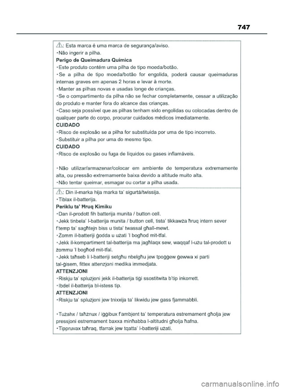 TOYOTA PRIUS 2022 Instrukcja obsługi (in Polish) 747
21 PRIUS OM47F03E 6/22/21 8:38 AM Page 747 (Black plate) TOYOTA PRIUS 2022 Instrukcja obsługi (in Polish) 747
21 PRIUS OM47F03E 6/22/21 8:38 AM Page 747 (Black plate)