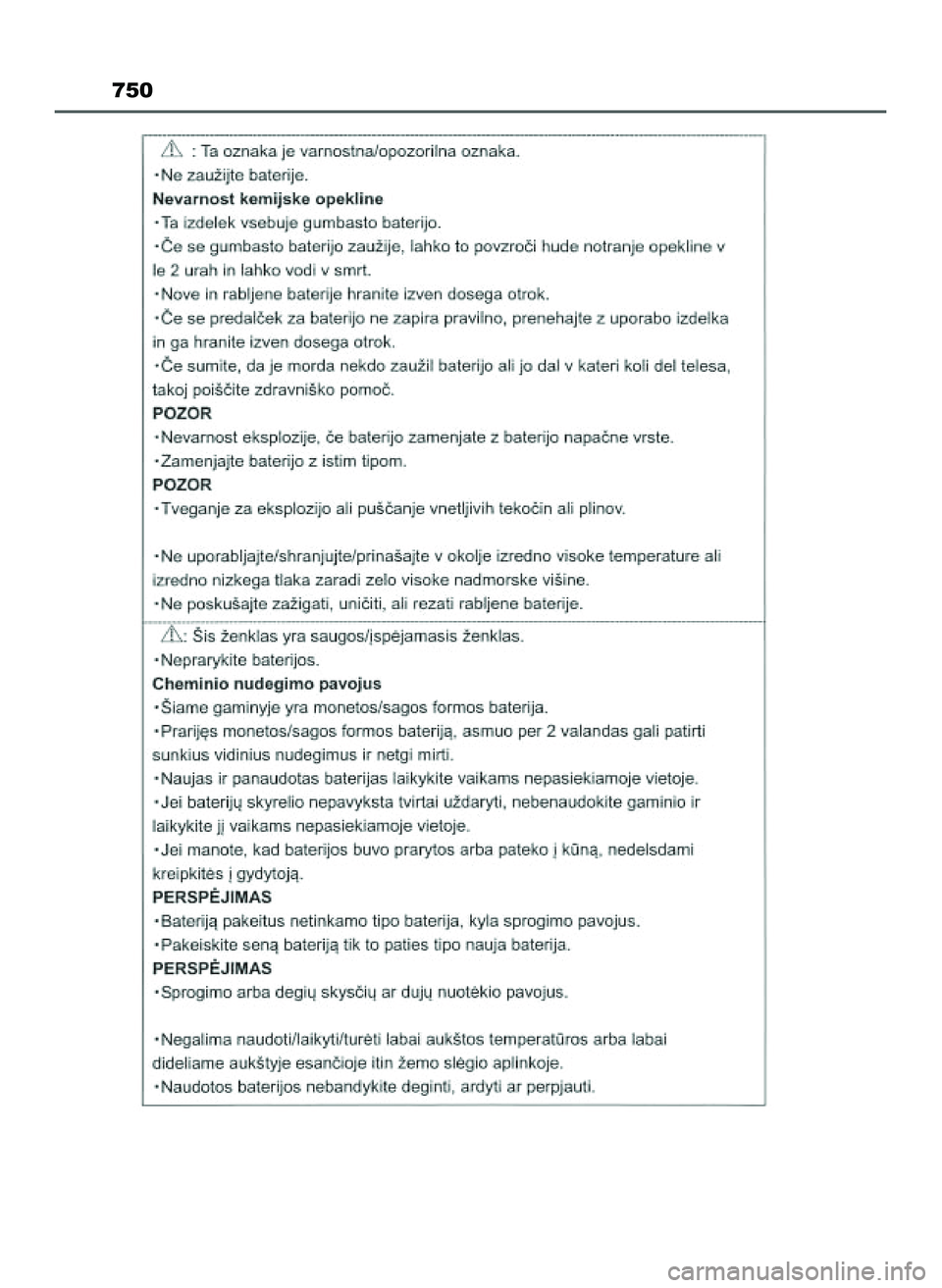 TOYOTA PRIUS 2022 Instrukcja obsługi (in Polish) 750
21 PRIUS OM47F03E 6/22/21 8:38 AM Page 750 (Black plate) TOYOTA PRIUS 2022 Instrukcja obsługi (in Polish) 750
21 PRIUS OM47F03E 6/22/21 8:38 AM Page 750 (Black plate)