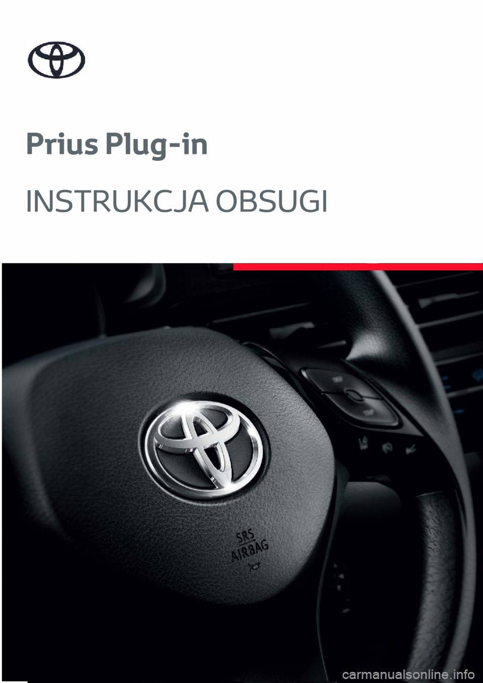 TOYOTA PRIUS PLUG-IN HYBRID 2023  Instrukcja obsługi (in Polish) 