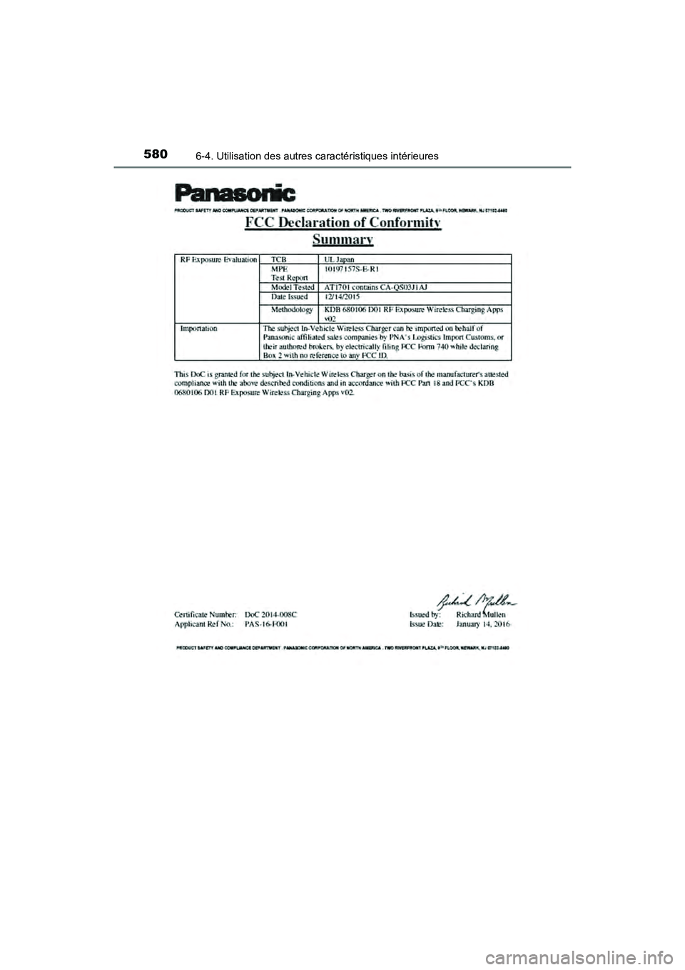 TOYOTA PRIUS PRIME 2019 Manuel du propriétaire (in French) 580
PRIUS PRIME_OM_OM47D13D_(D)
6-4. Utilisation des autres caractéristiques intérieures TOYOTA PRIUS PRIME 2019 Manuel du propriétaire (in French) 580
PRIUS PRIME_OM_OM47D13D_(D)
6-4. Utilisation des autres caractéristiques intérieures