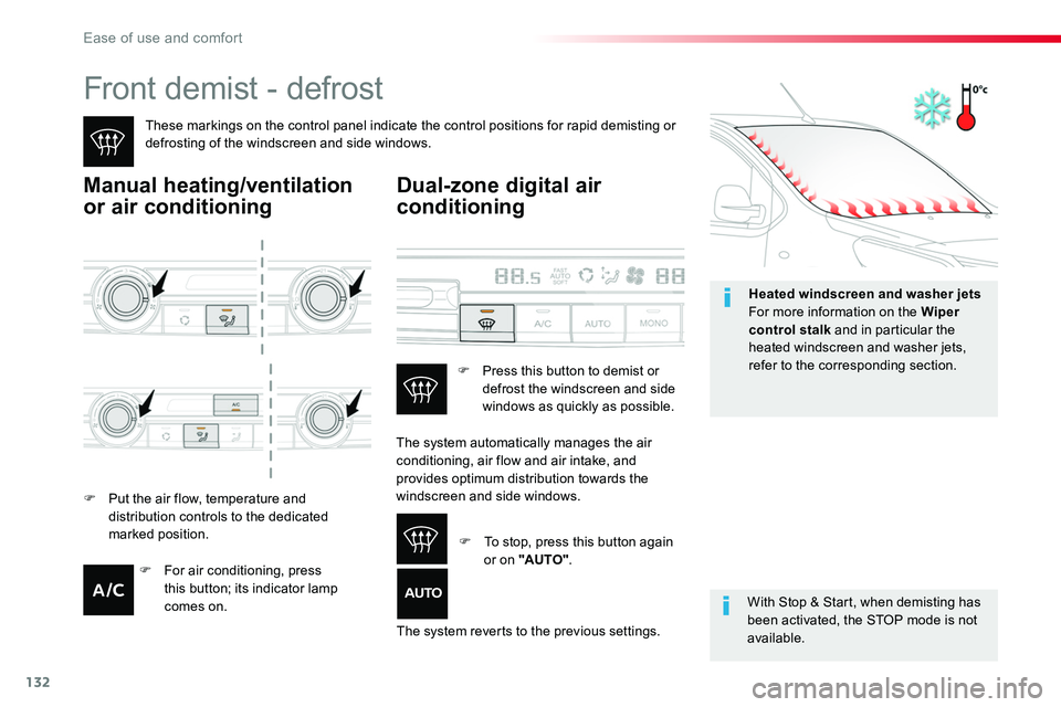 TOYOTA PROACE 2018 Owners Manual 132
Front demist - defrost
These markings on the control panel indicate the control positions for rapid demisting or defrosting of the windscreen and side windows.
Manual heating/ventilation
or air c TOYOTA PROACE 2018 Owners Manual 132
Front demist - defrost
These markings on the control panel indicate the control positions for rapid demisting or defrosting of the windscreen and side windows.
Manual heating/ventilation
or air c