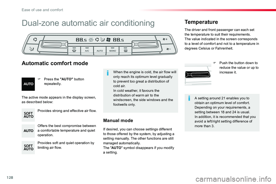 TOYOTA PROACE 2016 Owners Manual 128
A setting around 21 enables you to obtain an optimum level of comfort. Depending on your requirements, a setting between 18 and 24 is usual.In addition, it is recommended that you avoid a left /ri TOYOTA PROACE 2016 Owners Manual 128
A setting around 21 enables you to obtain an optimum level of comfort. Depending on your requirements, a setting between 18 and 24 is usual.In addition, it is recommended that you avoid a left /ri
