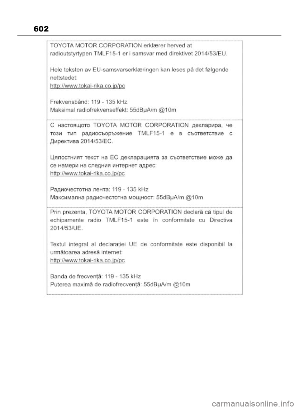 TOYOTA RAV4 2023  Instrukcja obsługi (in Polish) 602
37 RAV4 OM9A574E  11/14/22  6:09 PM  Page 602 