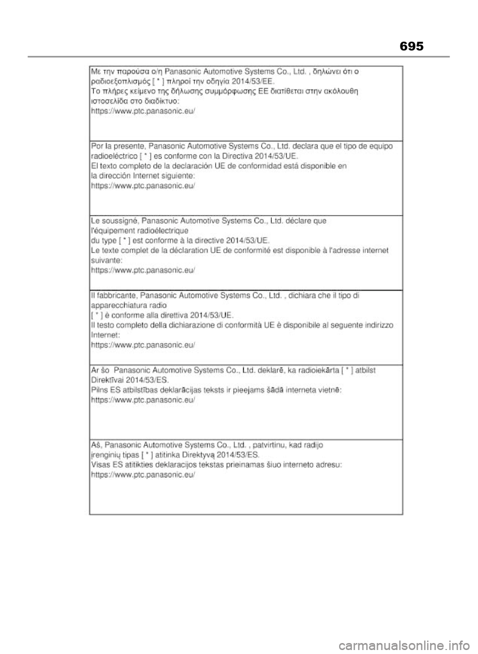 TOYOTA RAV4 2023  Instrukcja obsługi (in Polish) 695
37 RAV4 OM9A574E  11/14/22  6:10 PM  Page 695 