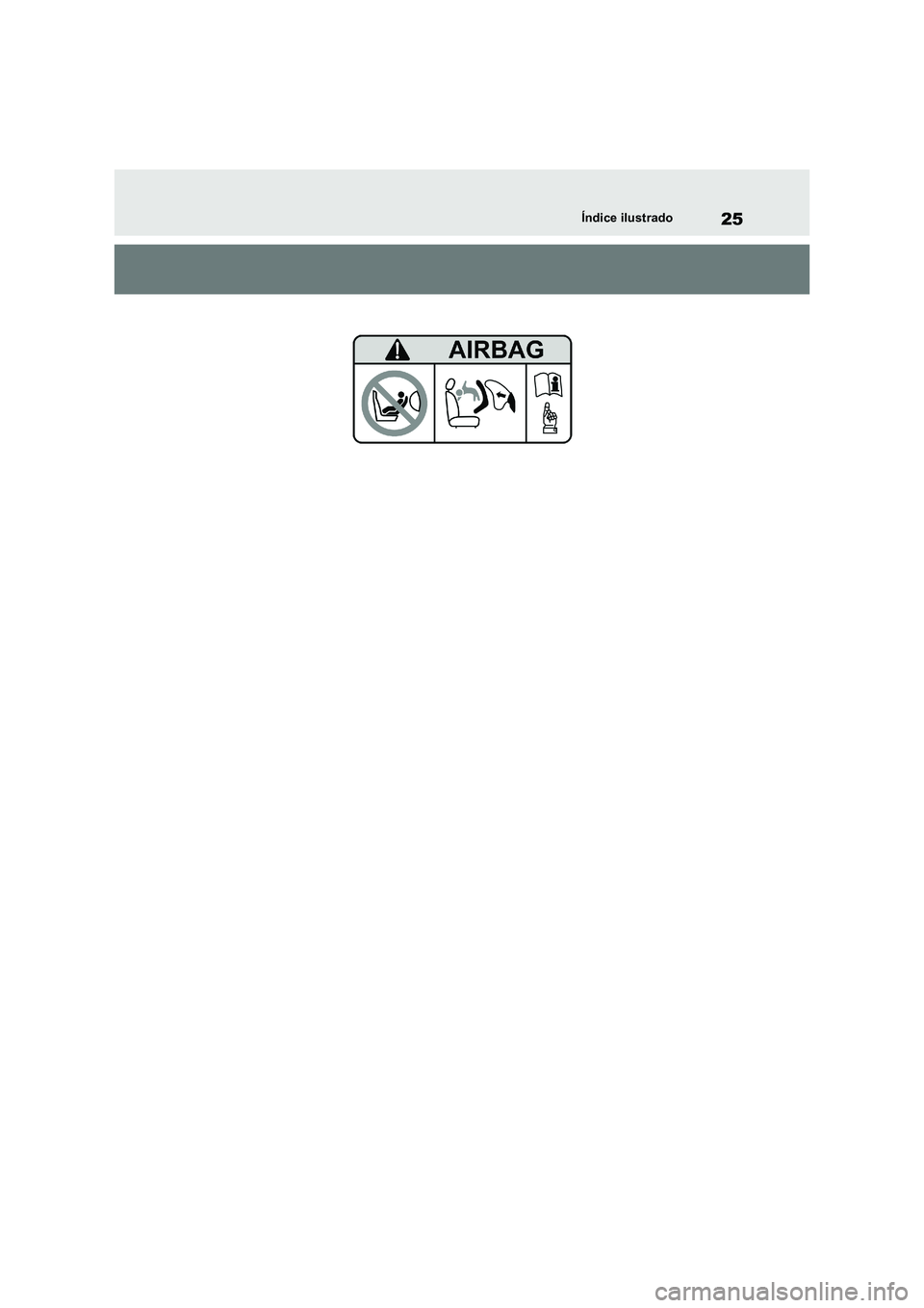 TOYOTA RAV4 2022  Manual del propietario (in Spanish) 25Índice ilustrado 