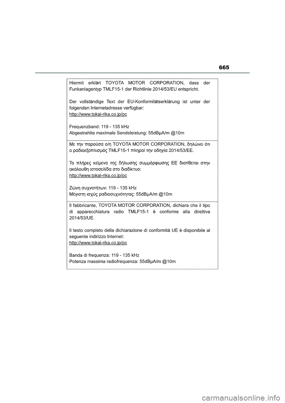 TOYOTA RAV4 2022 Manual del propietario (in Spanish) 665 TOYOTA RAV4 2022 Manual del propietario (in Spanish) 665