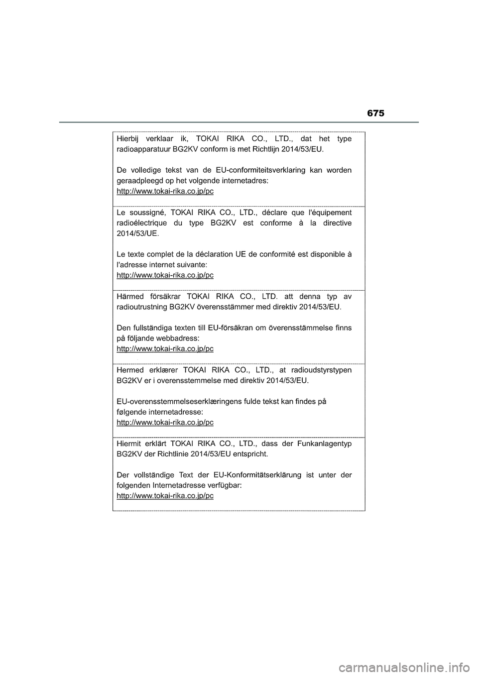 TOYOTA RAV4 2022 Manual del propietario (in Spanish) 675 TOYOTA RAV4 2022 Manual del propietario (in Spanish) 675