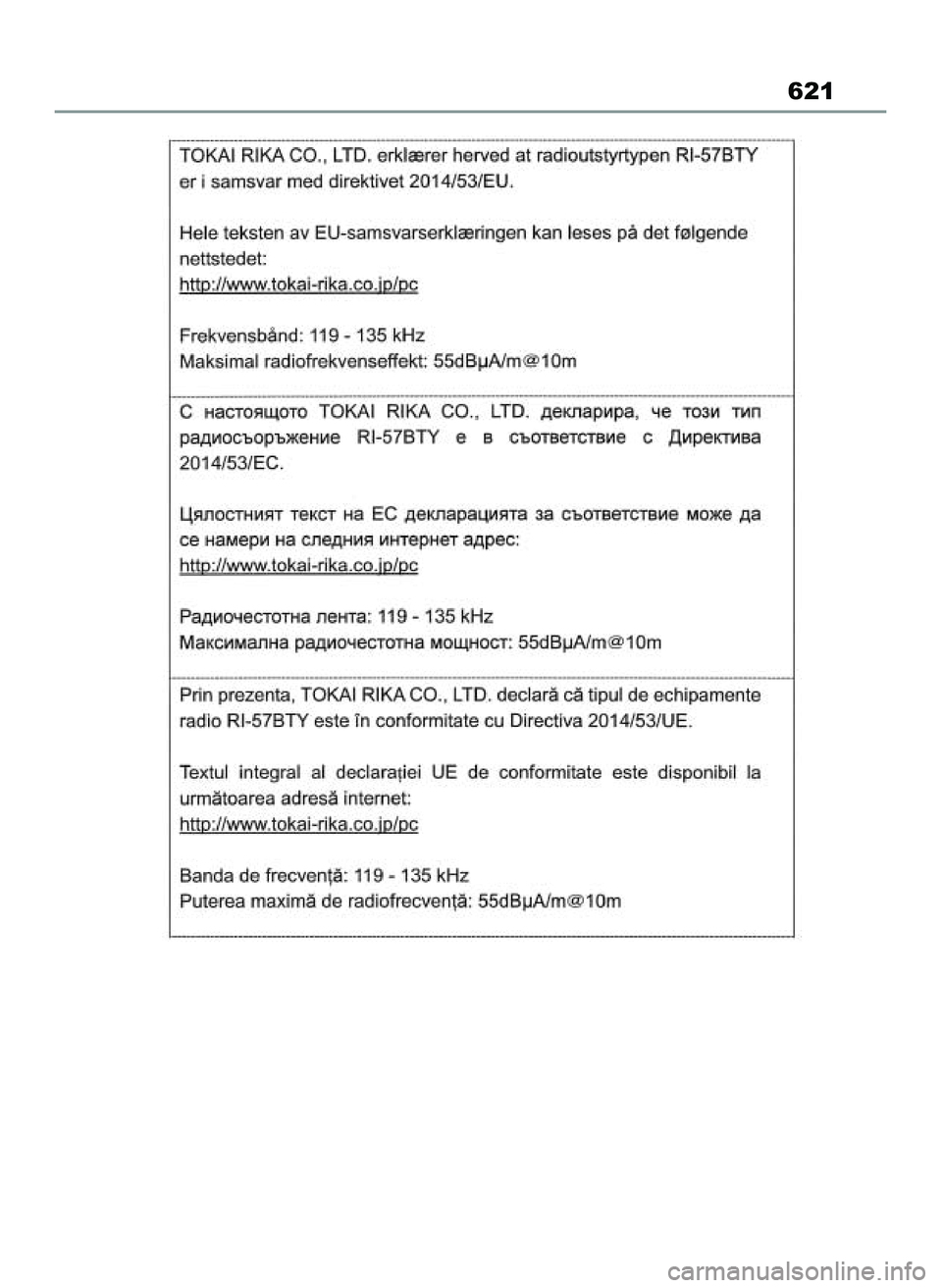 TOYOTA RAV4 2022 Instrukcja obsługi (in Polish) 621
55 RAV4 OM42C27E 12/8/21 3:44 PM Page 621 TOYOTA RAV4 2022 Instrukcja obsługi (in Polish) 621
55 RAV4 OM42C27E 12/8/21 3:44 PM Page 621