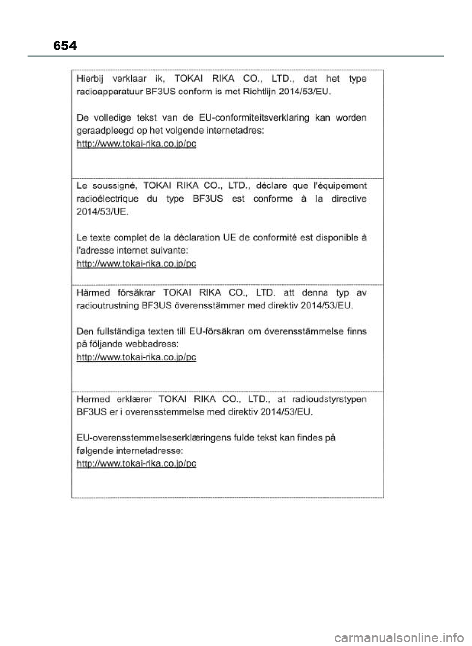 TOYOTA RAV4 2022 Instrukcja obsługi (in Polish) 654
55 RAV4 OM42C27E 12/8/21 3:45 PM Page 654 TOYOTA RAV4 2022 Instrukcja obsługi (in Polish) 654
55 RAV4 OM42C27E 12/8/21 3:45 PM Page 654