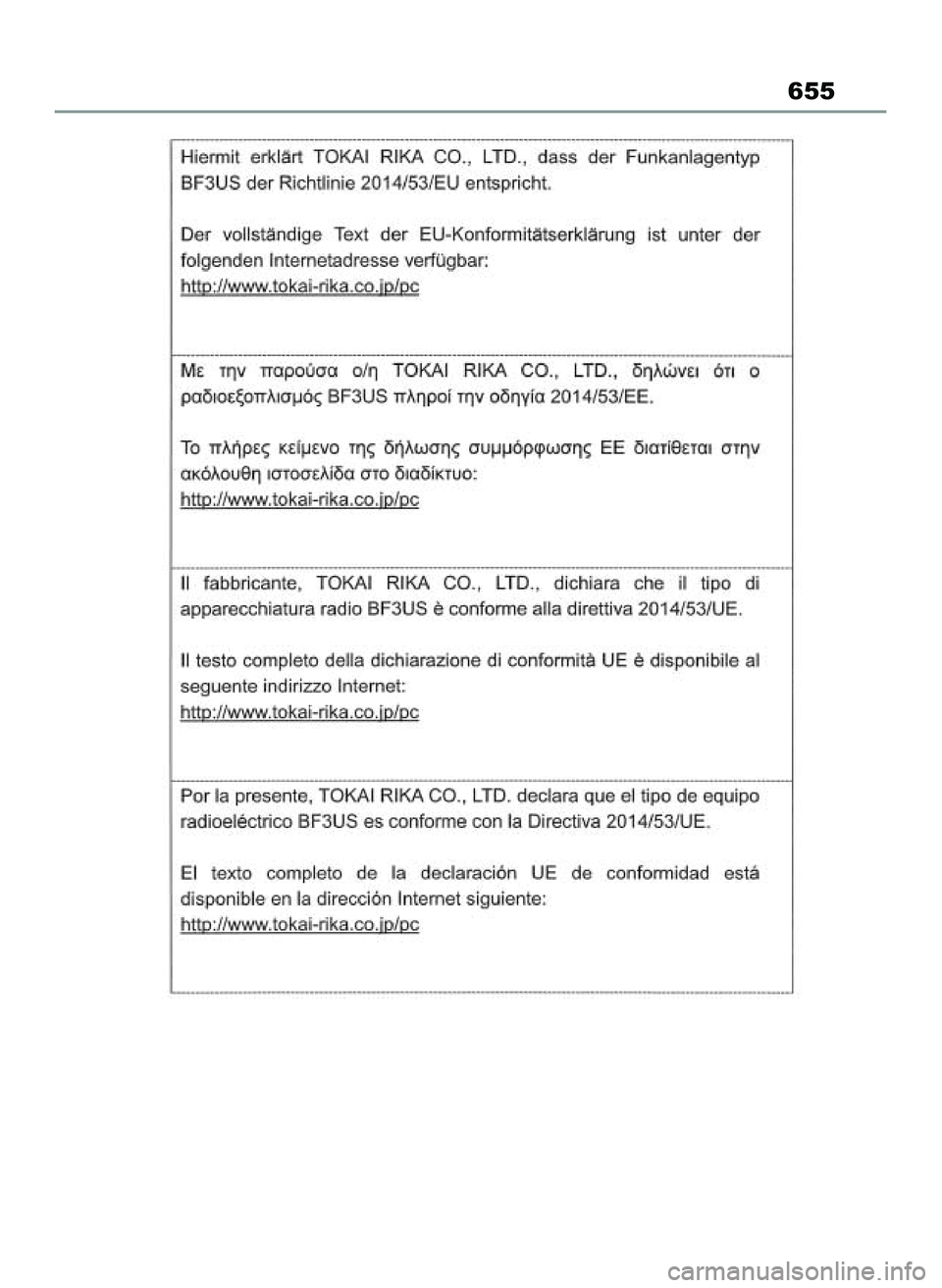 TOYOTA RAV4 2022 Instrukcja obsługi (in Polish) 655
55 RAV4 OM42C27E 12/8/21 3:45 PM Page 655 TOYOTA RAV4 2022 Instrukcja obsługi (in Polish) 655
55 RAV4 OM42C27E 12/8/21 3:45 PM Page 655