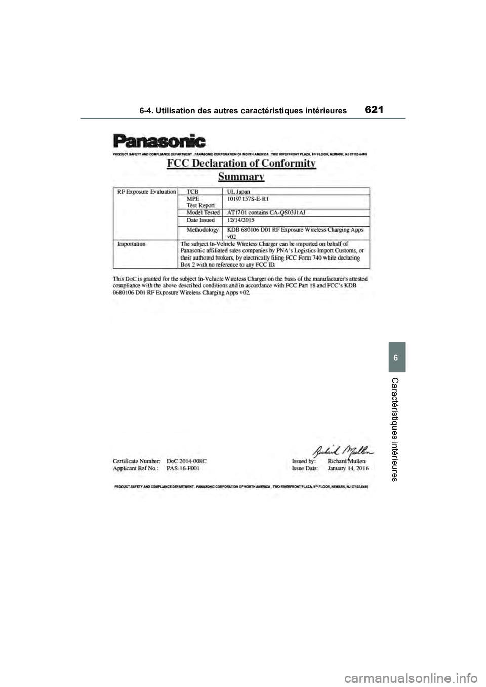 TOYOTA RAV4 2021 Manuel du propriétaire (in French) 6216-4. Utilisation des autres caractéristiques intérieures
6
Caractéristiques intérieures TOYOTA RAV4 2021 Manuel du propriétaire (in French) 6216-4. Utilisation des autres caractéristiques intérieures
6
Caractéristiques intérieures