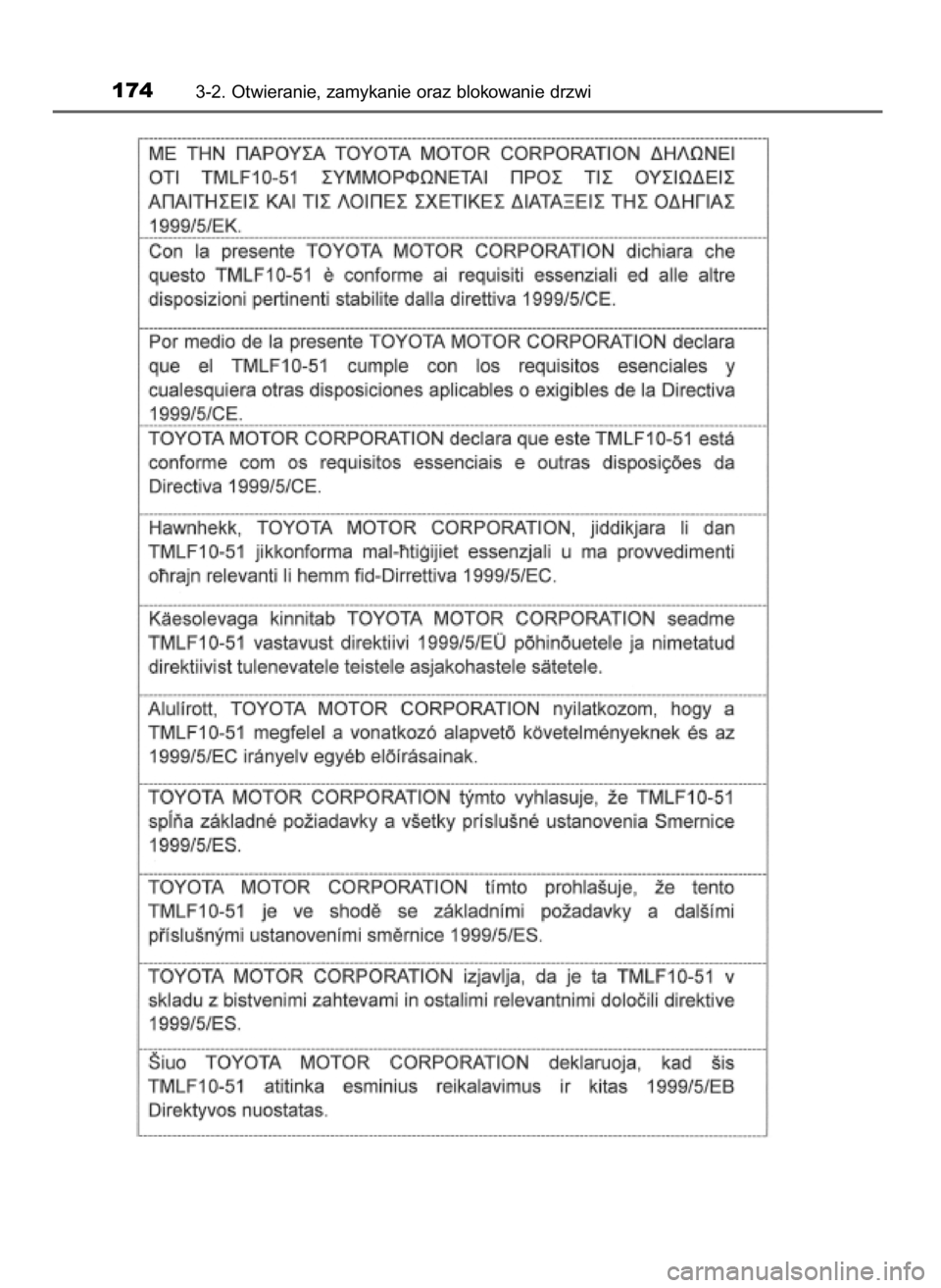 TOYOTA RAV4 2017  Instrukcja obsługi (in Polish) 1743-2. Otwieranie, zamykanie oraz blokowanie drzwi
44 RAV4_OM42753E  2/9/16  10:34  Page 174    (Black plate) 