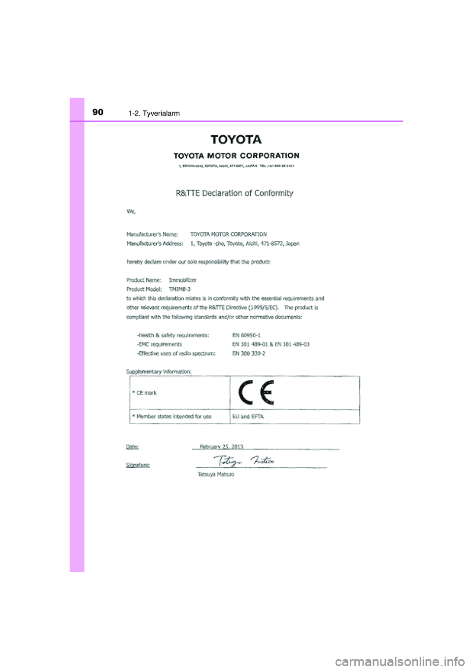 TOYOTA RAV4 2015  Brugsanvisning (in Danish) 901-2. Tyverialarm
OM42A79DK
OM42A79DK.book  Page 90  Friday, July 3, 2015  10:34 AM 