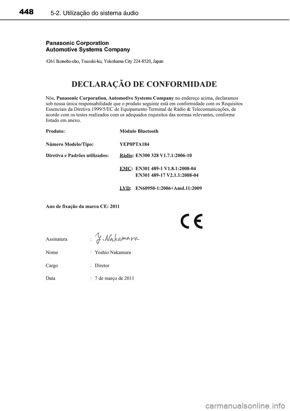 TOYOTA RAV4 2014  Manual de utilização (in Portuguese) 4485-2. Utilização do sistema áudio 