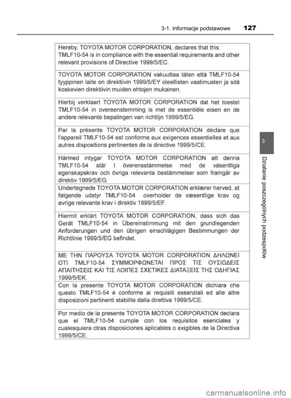 TOYOTA RAV4 HYBRID 2017  Instrukcja obsługi (in Polish) 3-1. Informacje podstawowe127
3
Dzia∏anie poszczególnych podzespo∏ów
43 RAV4 HV OM42B04E  9/2/16  1:01 PM  Page 127    (Black plate) 