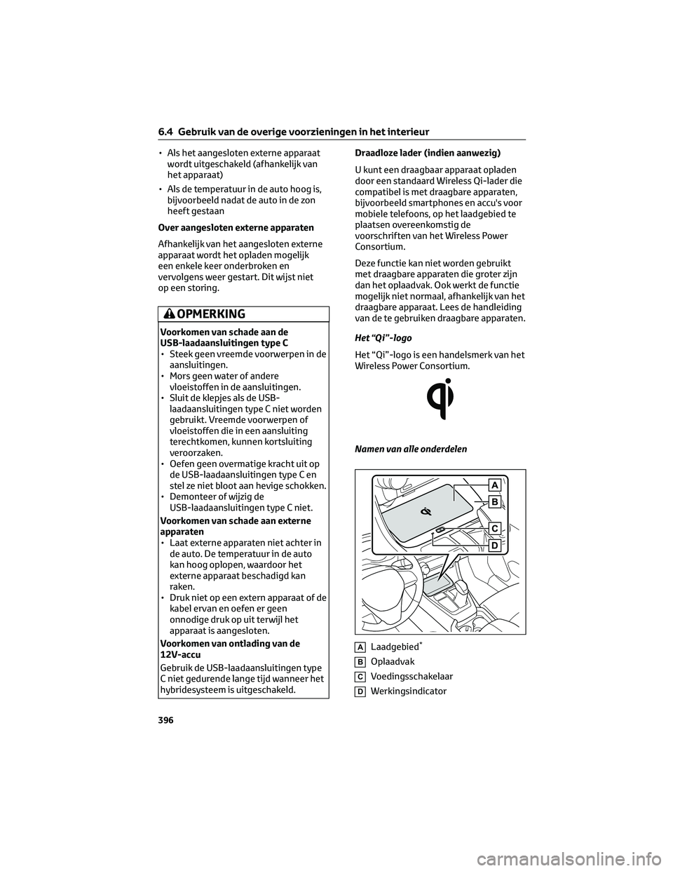TOYOTA RAV4 PLUG-IN HYBRID 2022 Instructieboekje (in Dutch) • Als het aangesloten externe apparaat
wordt uitgeschakeld (afhankelijk van
het apparaat)
• Als de temperatuur in de auto hoog is,
bijvoorbeeld nadat de auto in de zon
heeft gestaan
Over aangeslot TOYOTA RAV4 PLUG-IN HYBRID 2022 Instructieboekje (in Dutch) • Als het aangesloten externe apparaat
wordt uitgeschakeld (afhankelijk van
het apparaat)
• Als de temperatuur in de auto hoog is,
bijvoorbeeld nadat de auto in de zon
heeft gestaan
Over aangeslot