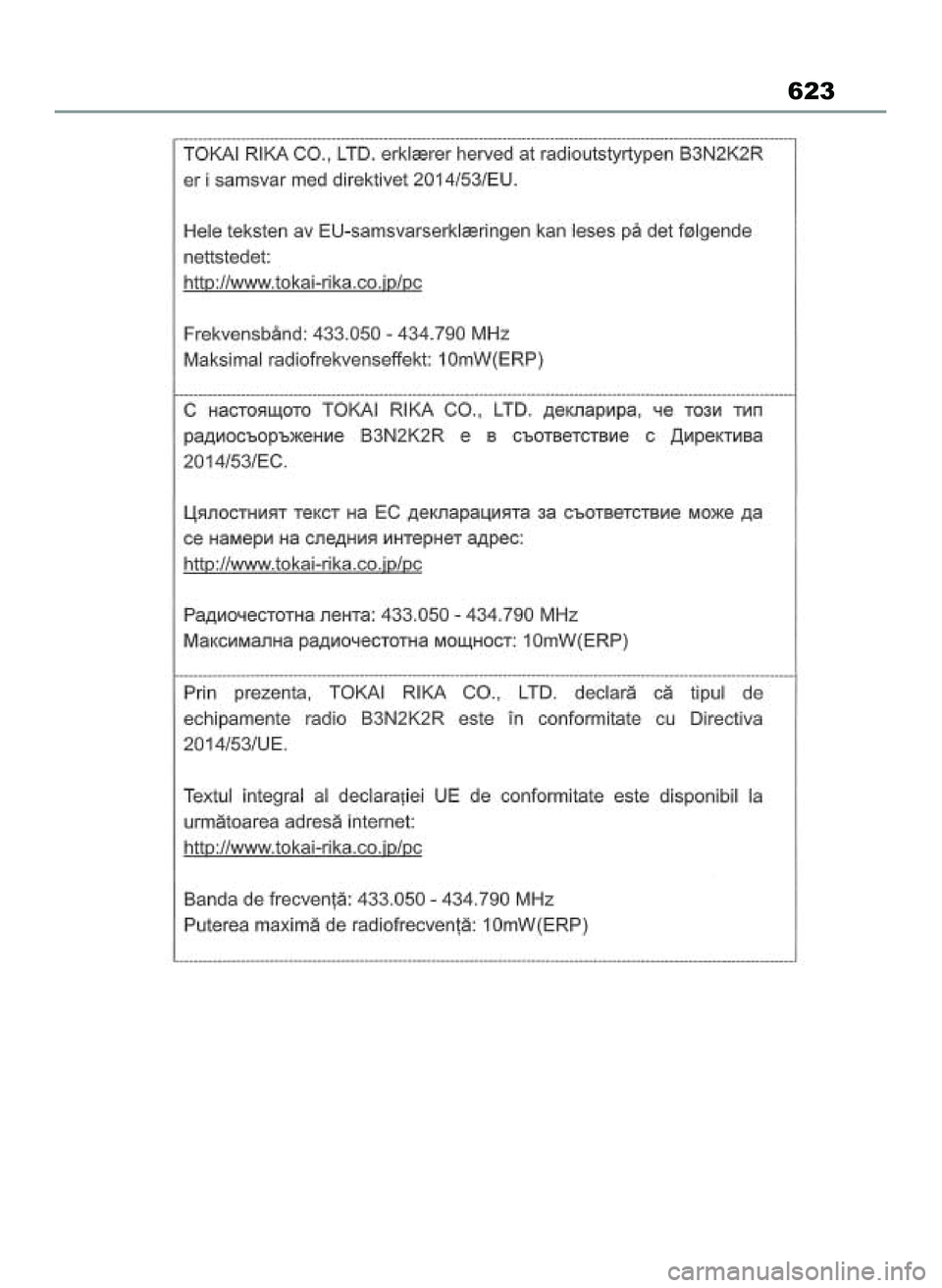 TOYOTA RAV4 PLUG-IN HYBRID 2022  Instrukcja obsługi (in Polish) 623
59 RAV4 Plug In HV OM42E34E  12/12/21  6:00 PM  Page 623 