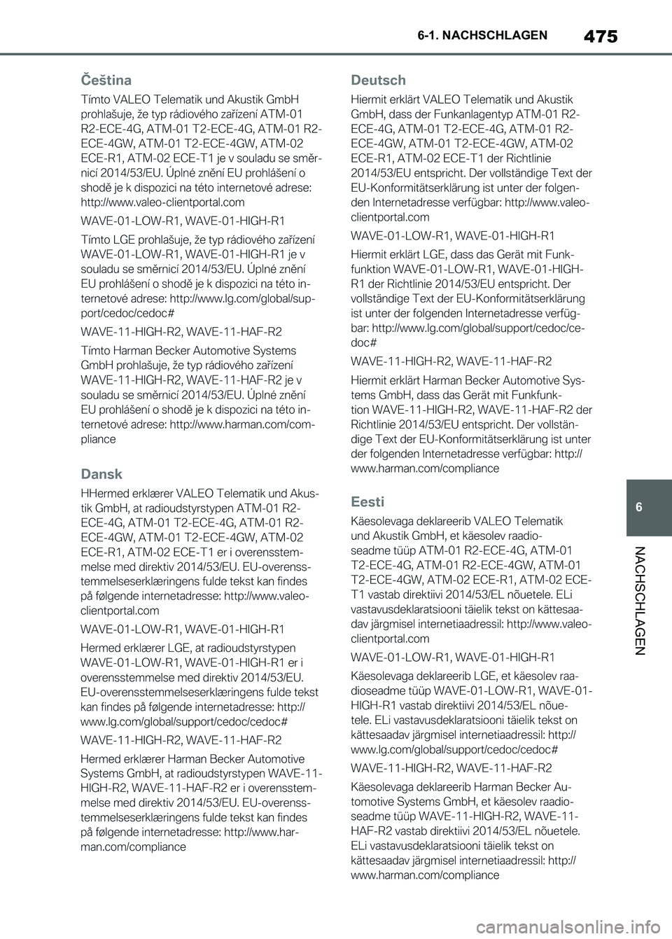TOYOTA SUPRA 2023 Betriebsanleitungen (in German) 475
6 6-1. NACHSCHLAGEN
NACHSCHLAGEN
Supra_OM_German_OM9A433M_1_2211.book 475 ページ 2022年8月30日 火曜日 午後1時56分 TOYOTA SUPRA 2023 Betriebsanleitungen (in German) 475
6 6-1. NACHSCHLAGEN
NACHSCHLAGEN
Supra_OM_German_OM9A433M_1_2211.book 475 ページ 2022年8月30日 火曜日 午後1時56分