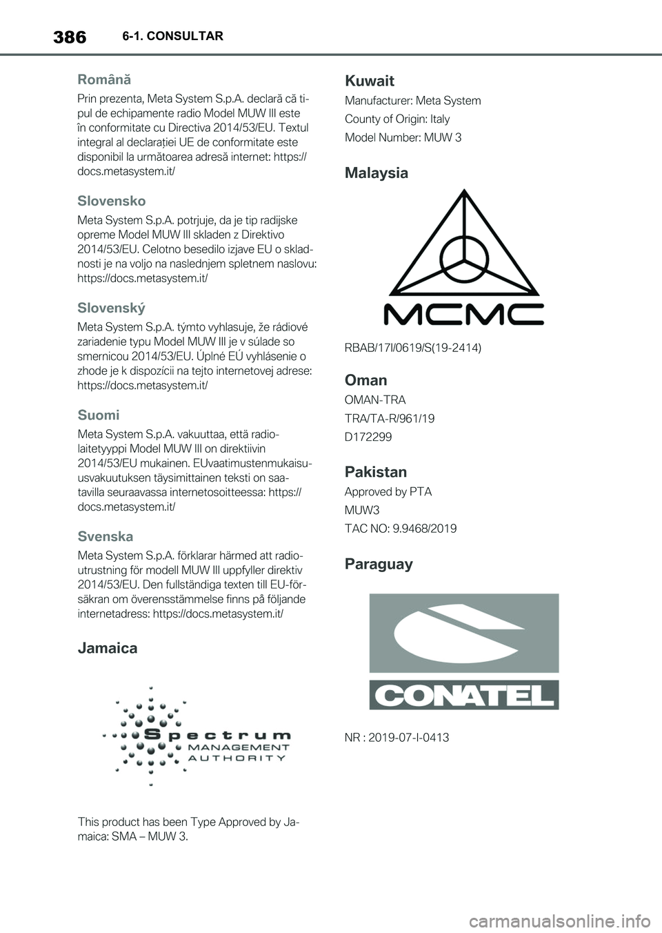 TOYOTA SUPRA 2023  Manual del propietario (in Spanish) 3866-1. CONSULTAR
Supra_OM_Spanish_OM9A434S_1_2211.book  386 ページ  ２０２２年９月１日　木曜日　午後１時５５分 