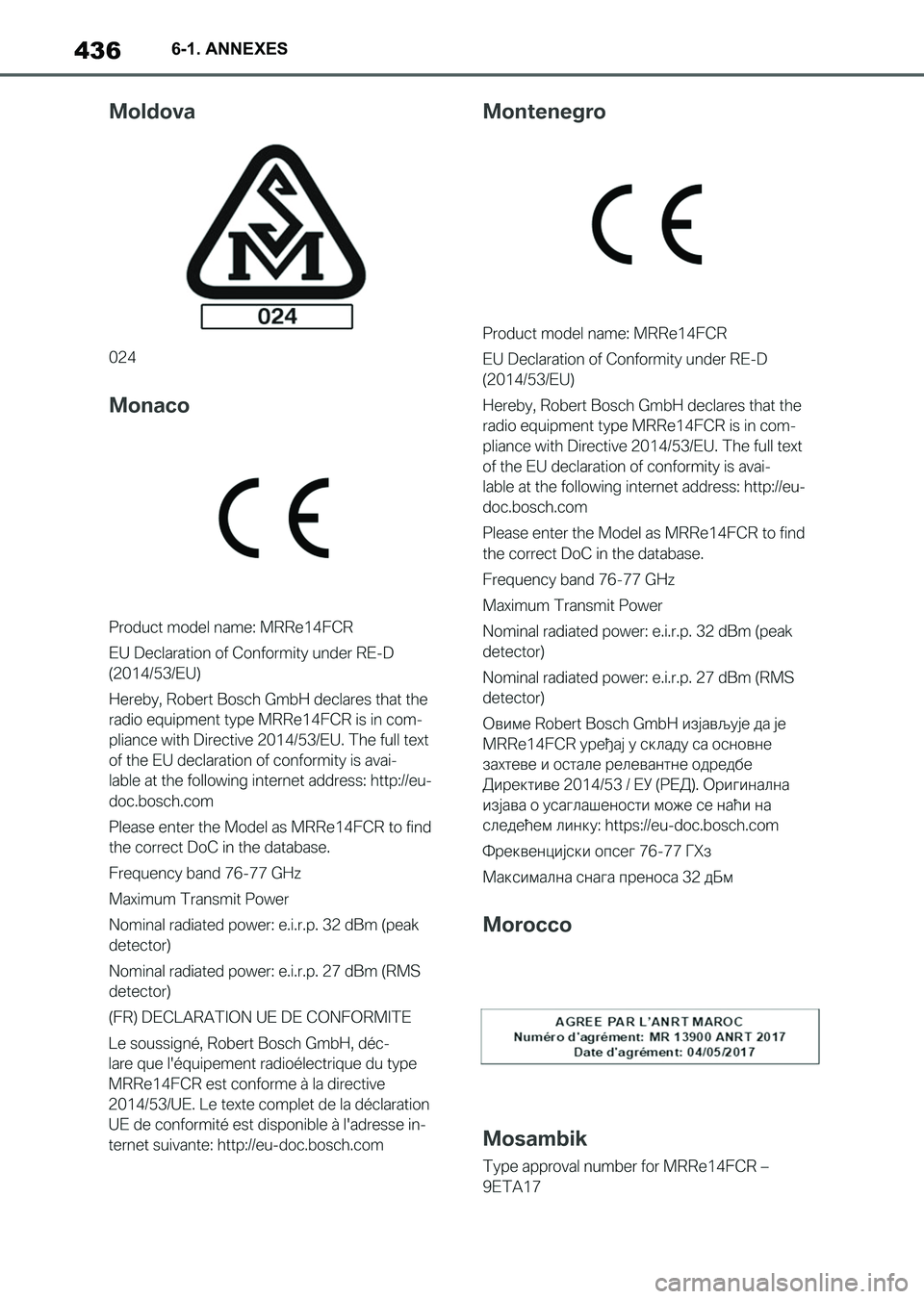TOYOTA SUPRA 2023 Manuel du propriétaire (in French) 4366-1. ANNEXES
Supra_OM_French_OM9A432K_1_2211.book 436 ページ 2022年8月29日 月曜日 午後7時54分 TOYOTA SUPRA 2023 Manuel du propriétaire (in French) 4366-1. ANNEXES
Supra_OM_French_OM9A432K_1_2211.book 436 ページ 2022年8月29日 月曜日 午後7時54分