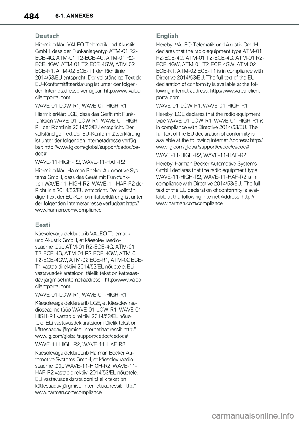 TOYOTA SUPRA 2023  Manuel du propriétaire (in French) 4846-1. ANNEXES
Supra_OM_French_OM9A432K_1_2211.book  484 ページ  ２０２２年８月２９日　月曜日　午後７時５４分 