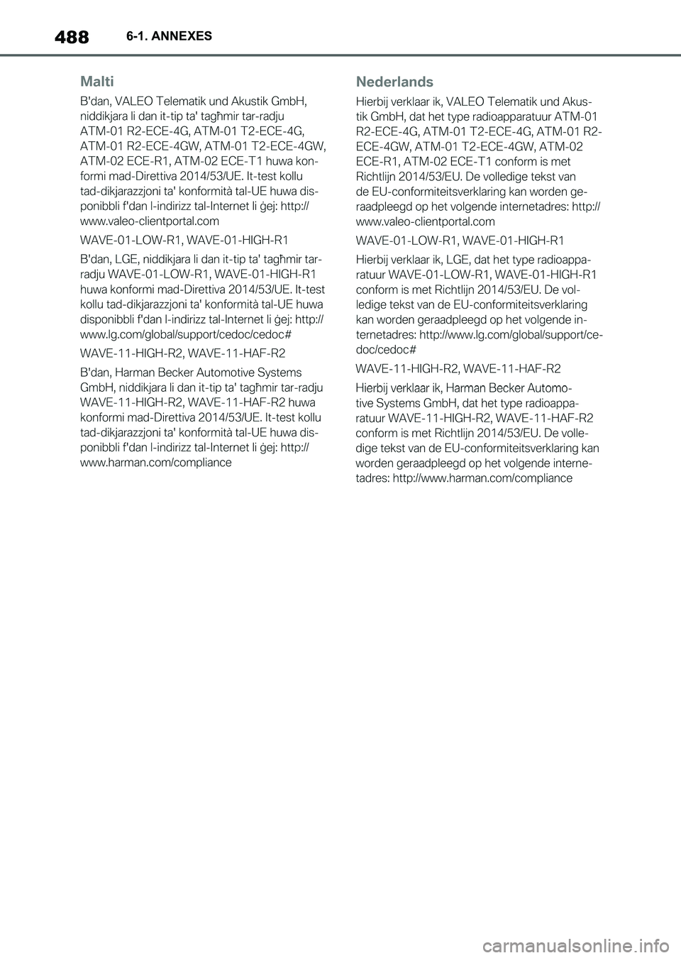 TOYOTA SUPRA 2023  Manuel du propriétaire (in French) 4886-1. ANNEXES
Supra_OM_French_OM9A432K_1_2211.book  488 ページ  ２０２２年８月２９日　月曜日　午後７時５４分 