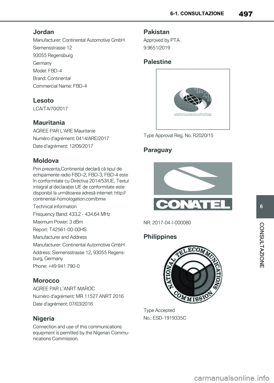 TOYOTA SUPRA 2023  Manuale duso (in Italian) 497
6 6-1. CONSULTAZIONE
CONSULTAZIONE
Supra_OM_Italian_OM9A435L_1_2211.book  497 ページ  ２０２２年８月３０日　火曜日　午後２時３２分 